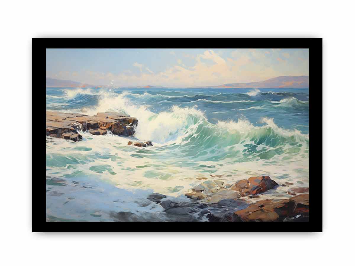 Sea Waves Painitng-6