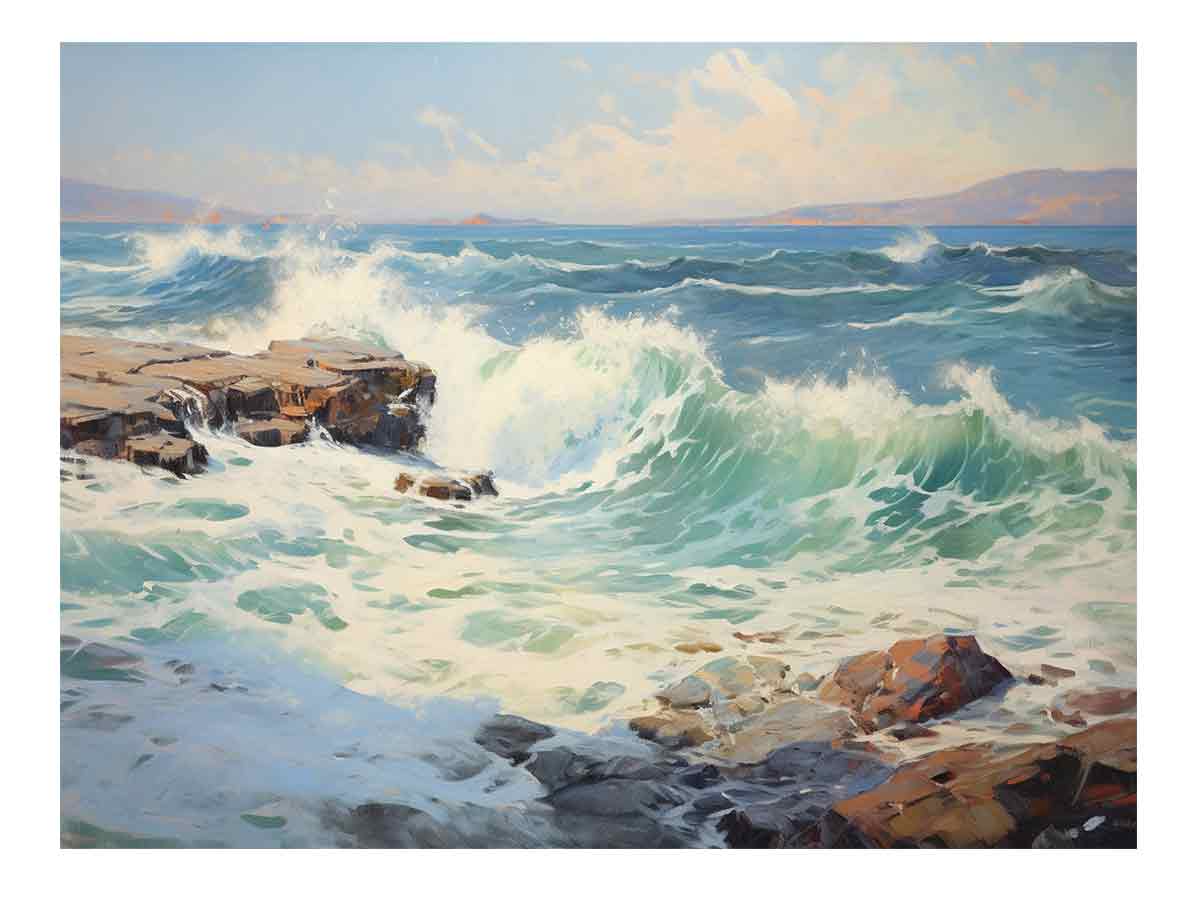 Sea Waves Painitng-0