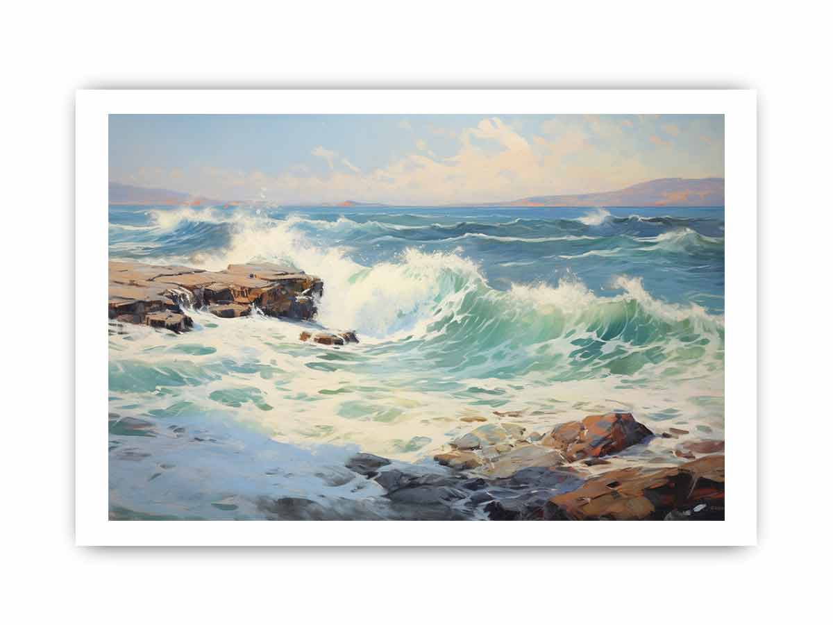 Sea Waves Painitng-7