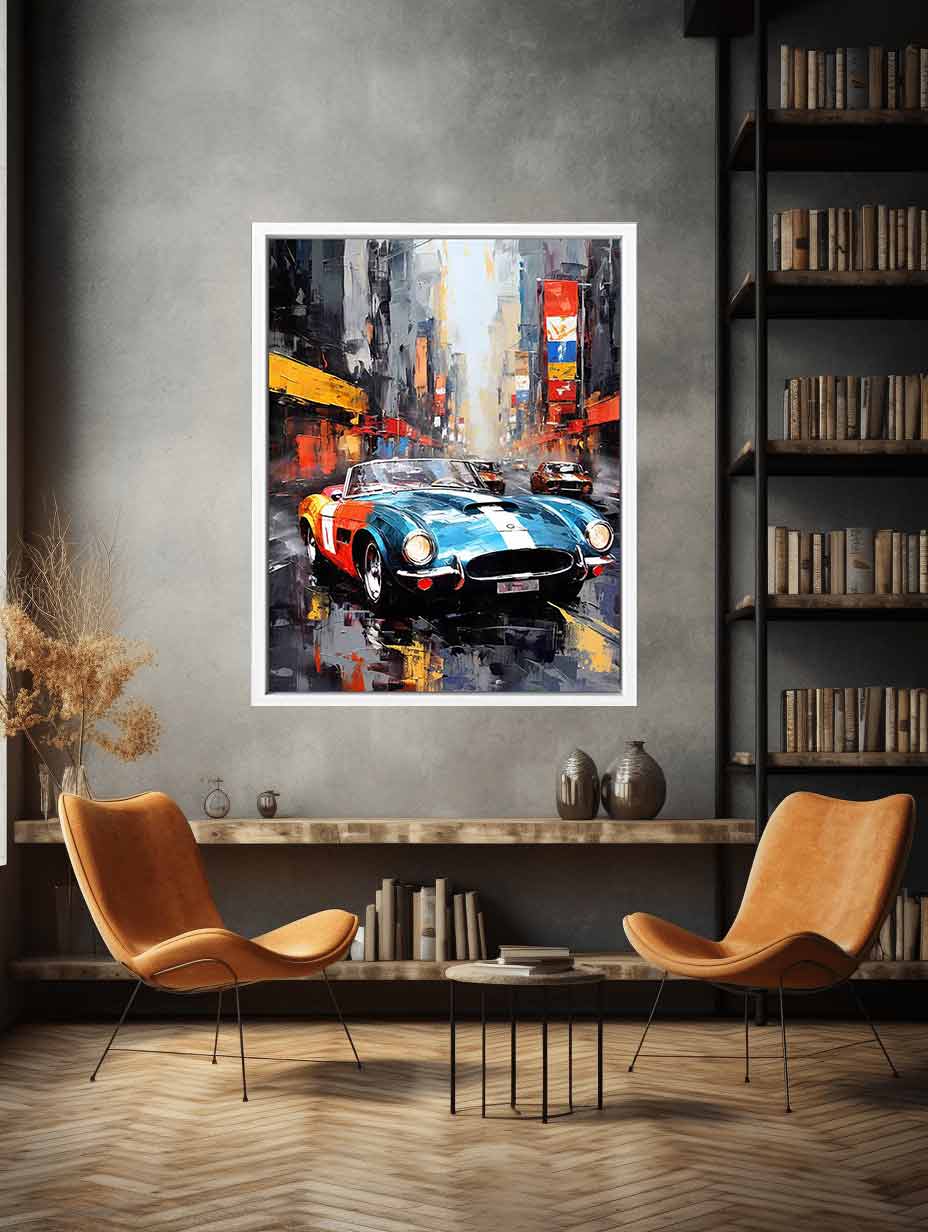 New York Street Car  Canvas Art Print-2