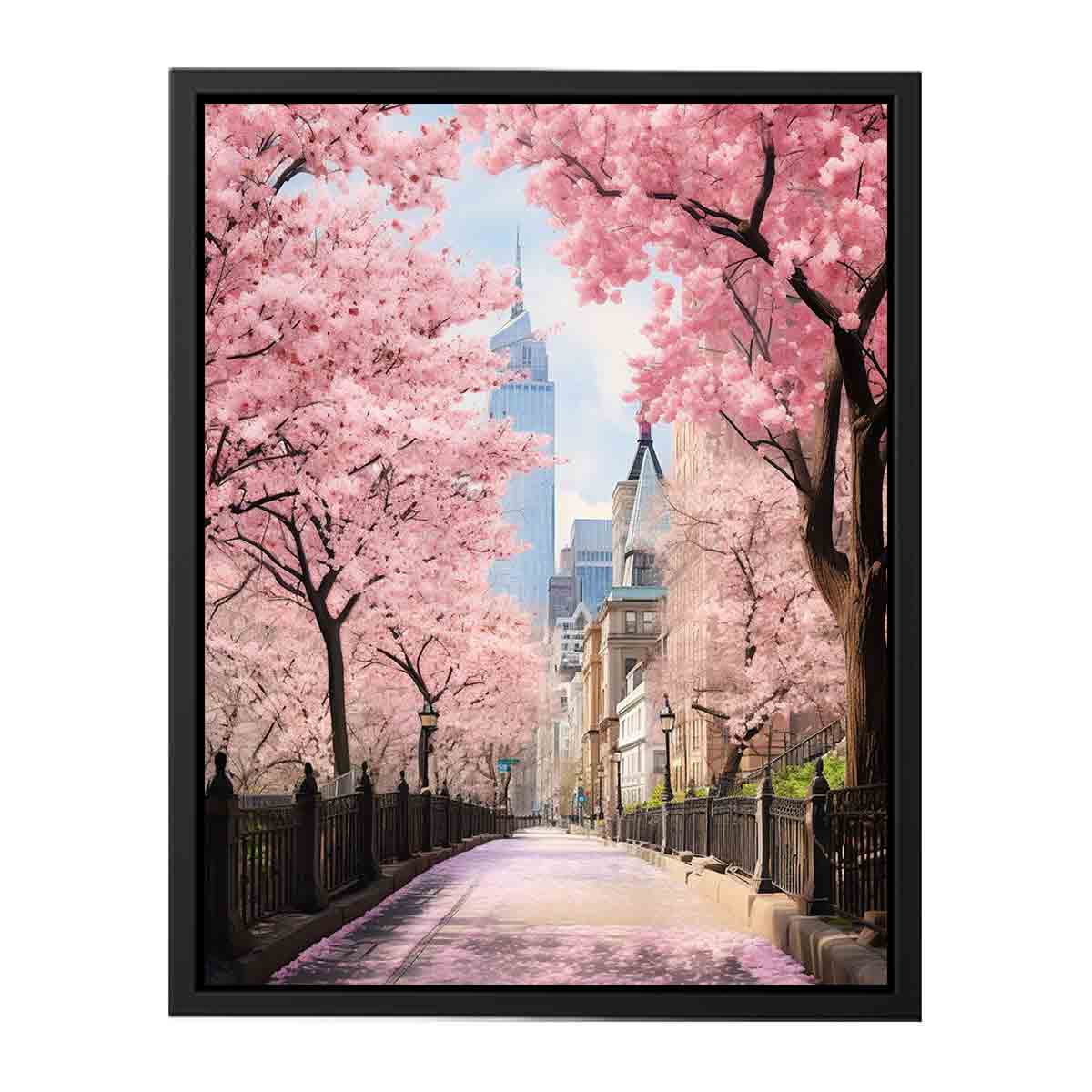 New York Spring Art Canvas Art Print-4