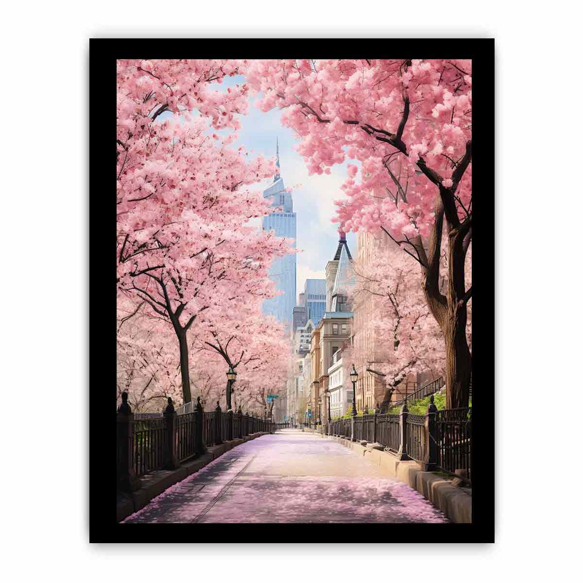 New York Spring Art Canvas Art Print-7