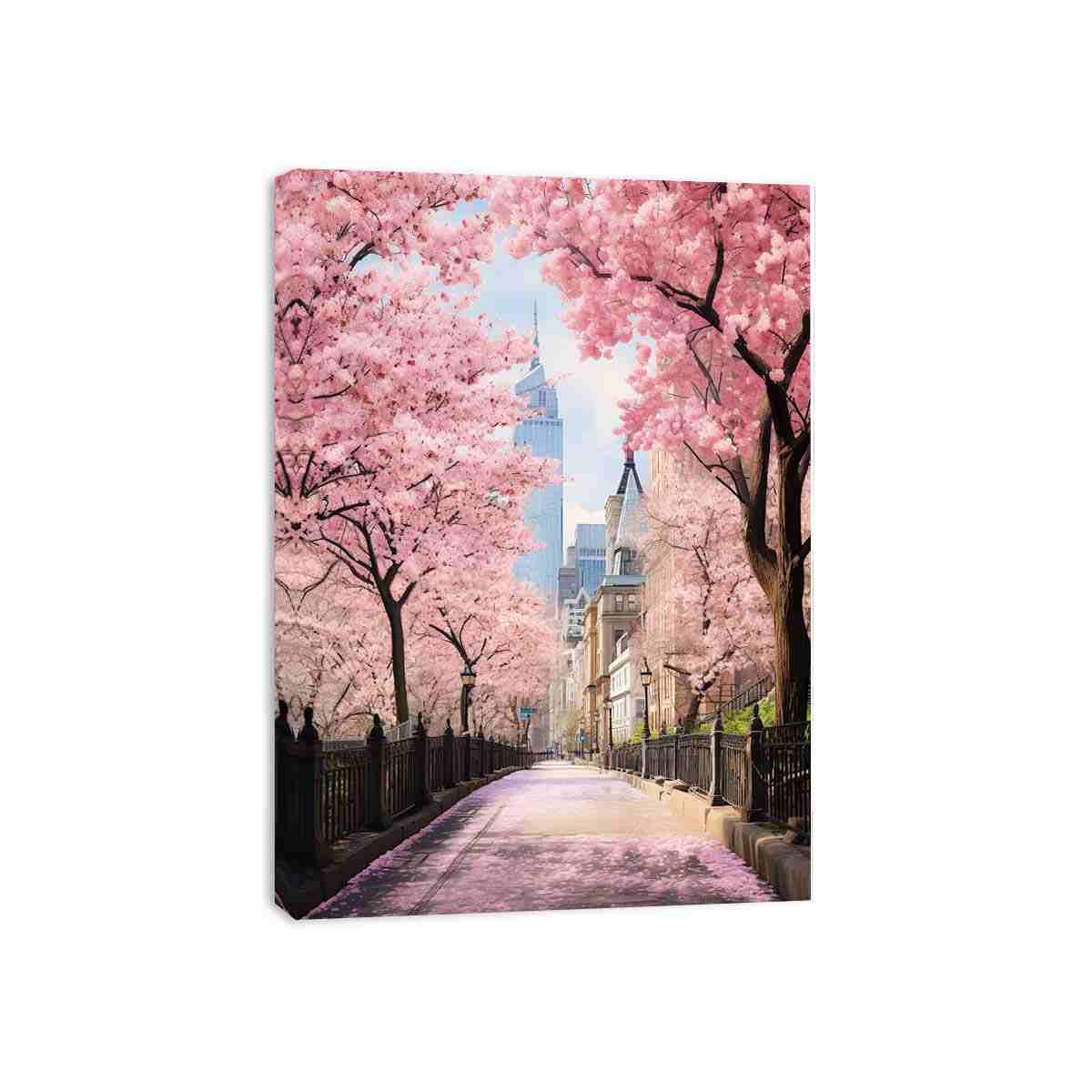 New York Spring Art Canvas Art Print-3