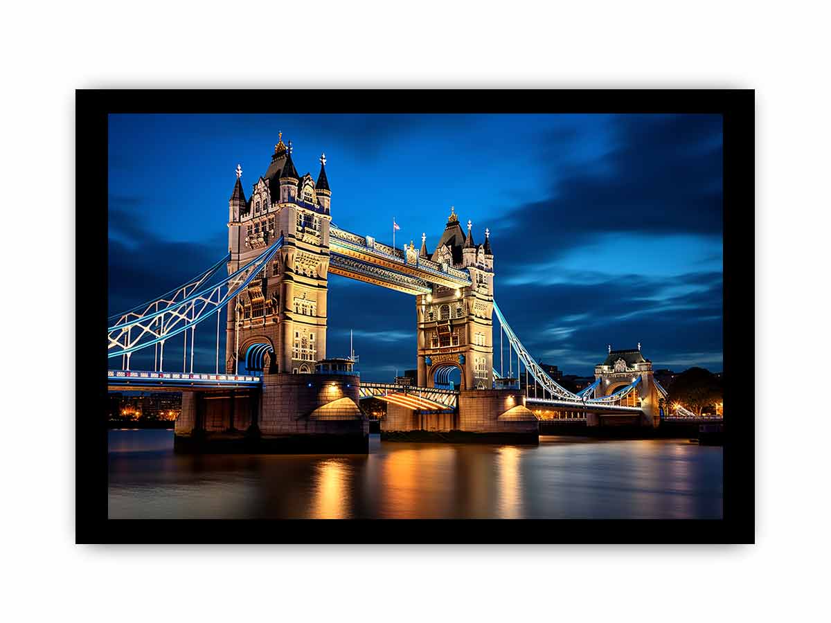 London Bridge Art Canvas Art  Print Poster-7