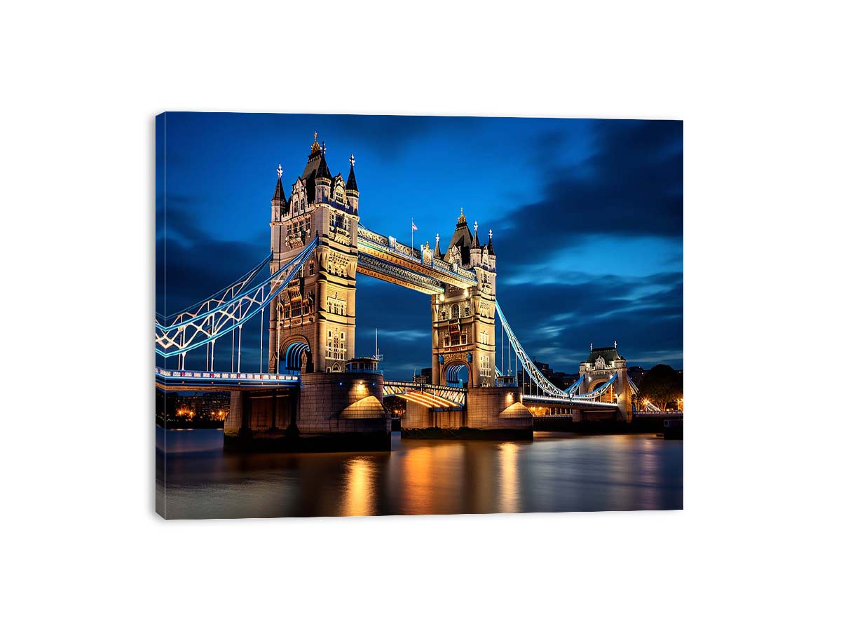 London Bridge Art Canvas Art  Print Poster-3