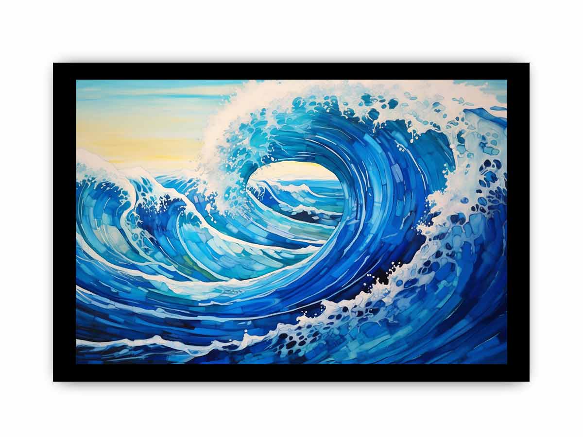 Ocean Waves  Canvas Art Print-5