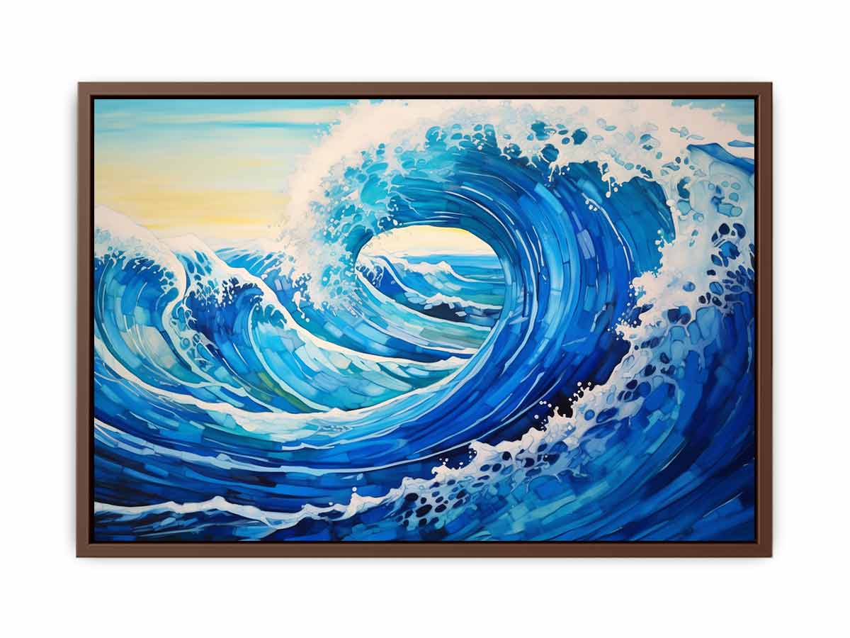 Ocean Waves  Canvas Art Print-6
