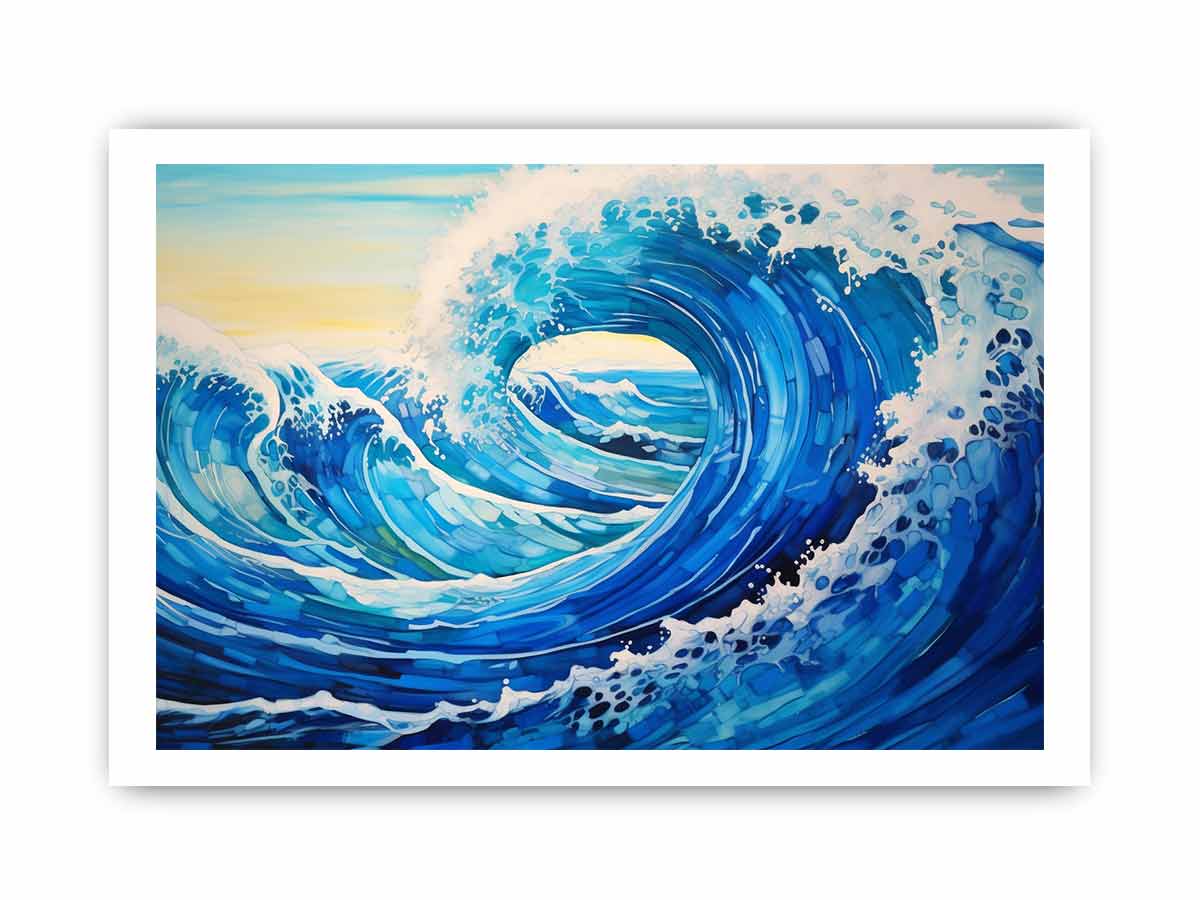 Ocean Waves  Canvas Art Print-7