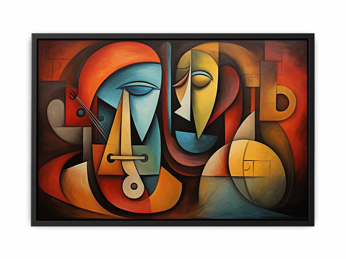 Cubism Art  Canvas Art Print-4