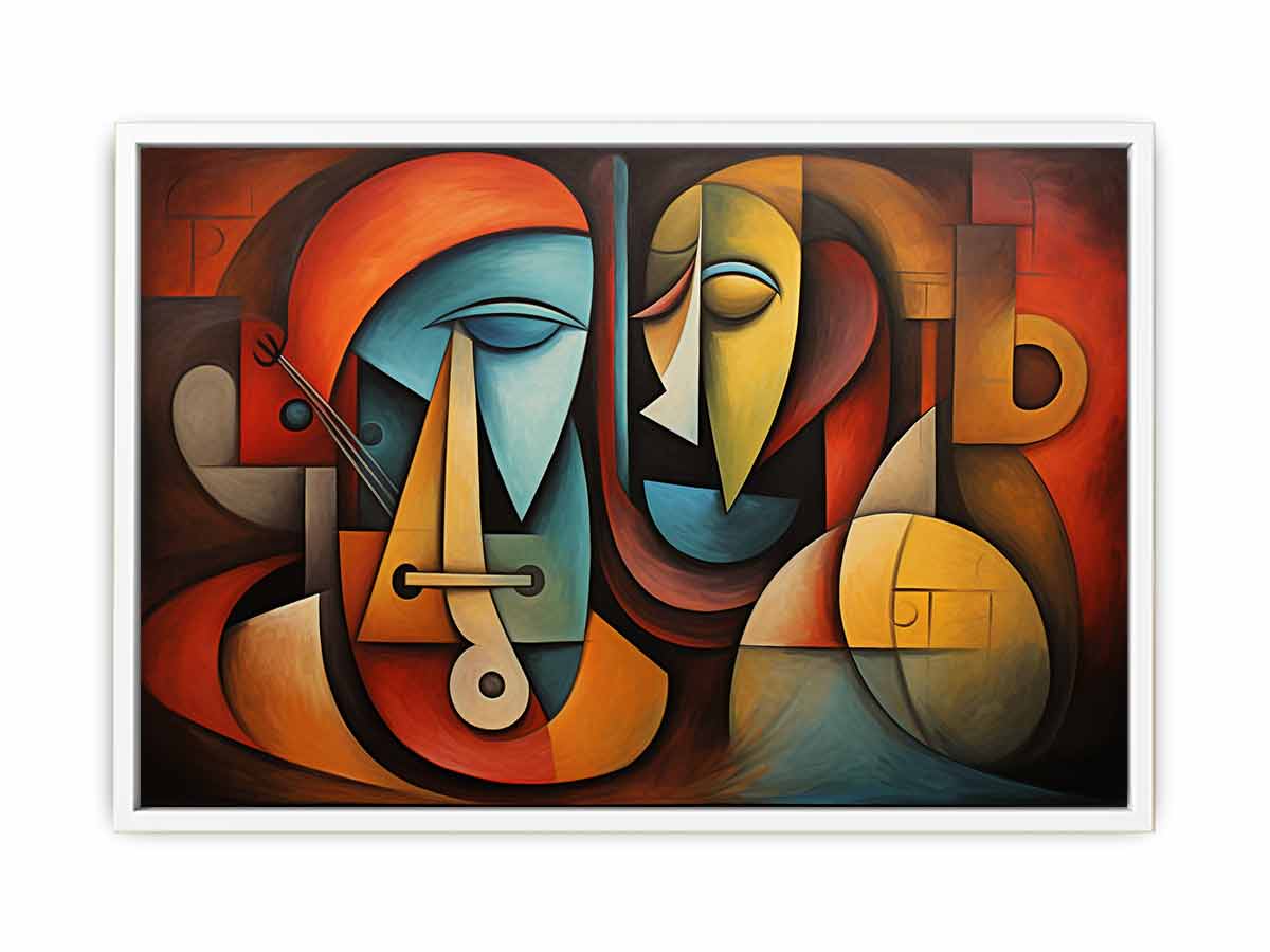 Cubism Art  Canvas Art Print-5