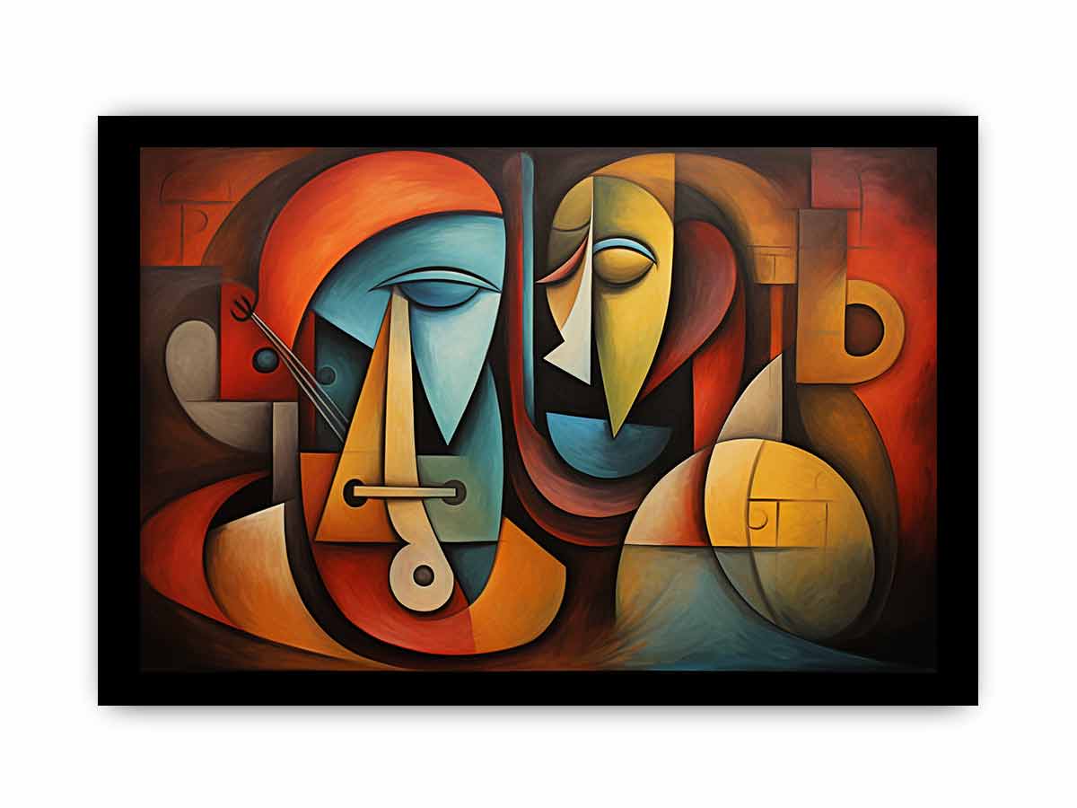 Cubism Art  Canvas Art Print-7