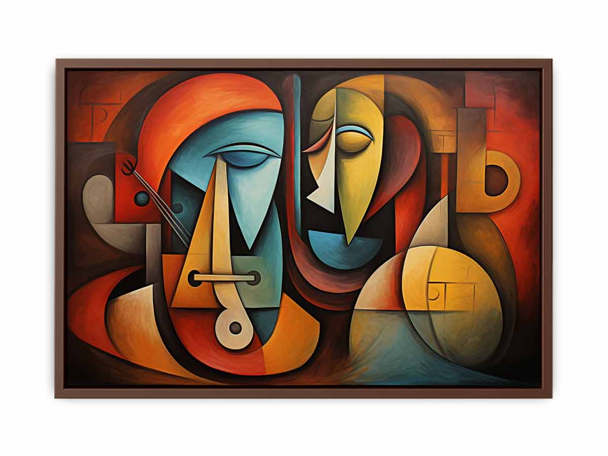 Cubism Art  Canvas Art Print-6