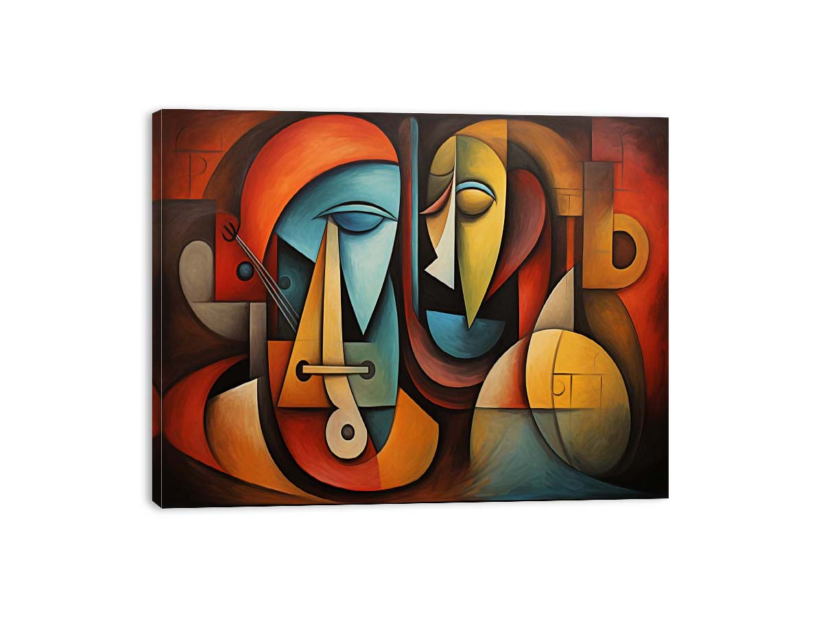 Cubism Art  Canvas Art Print-3