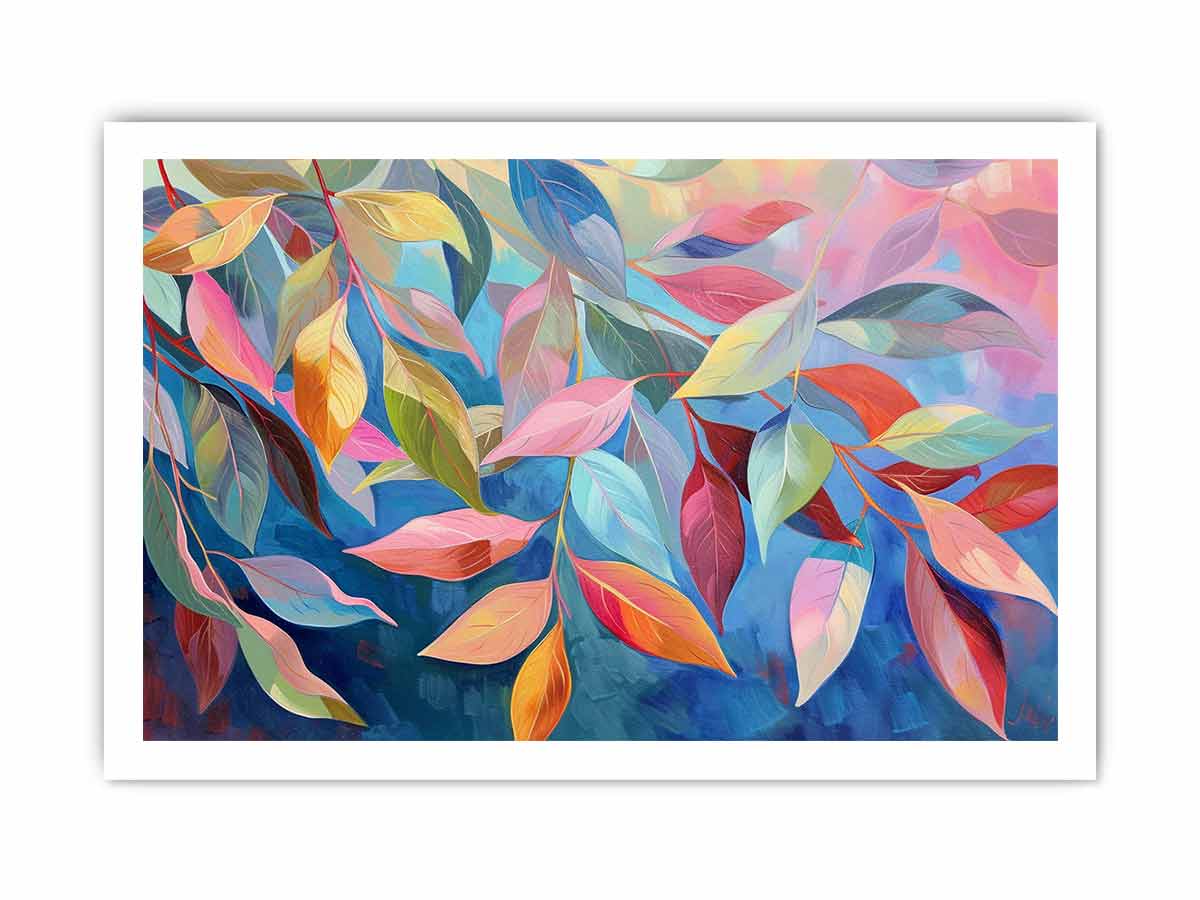 Leaves Canvas Painitng-8