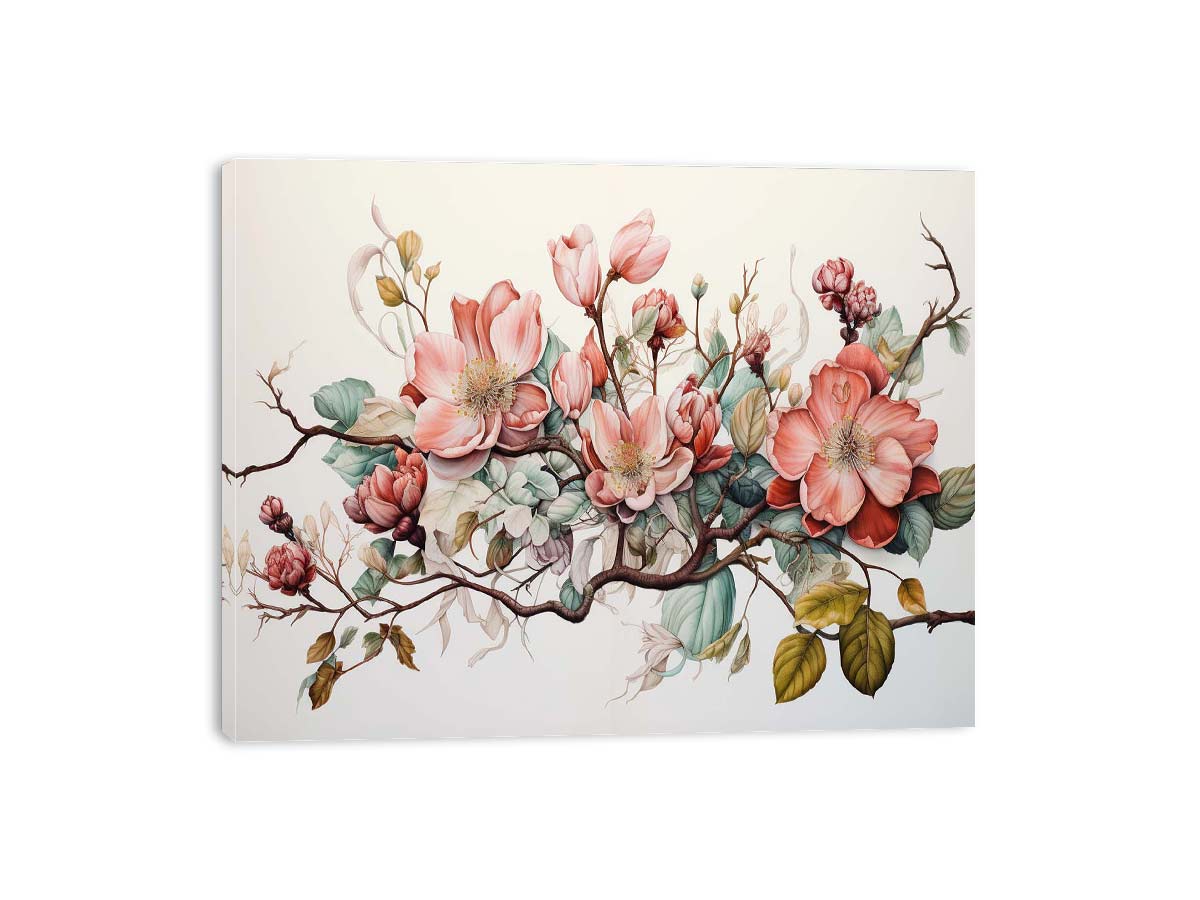 Flower Art Canvas Art Print-3