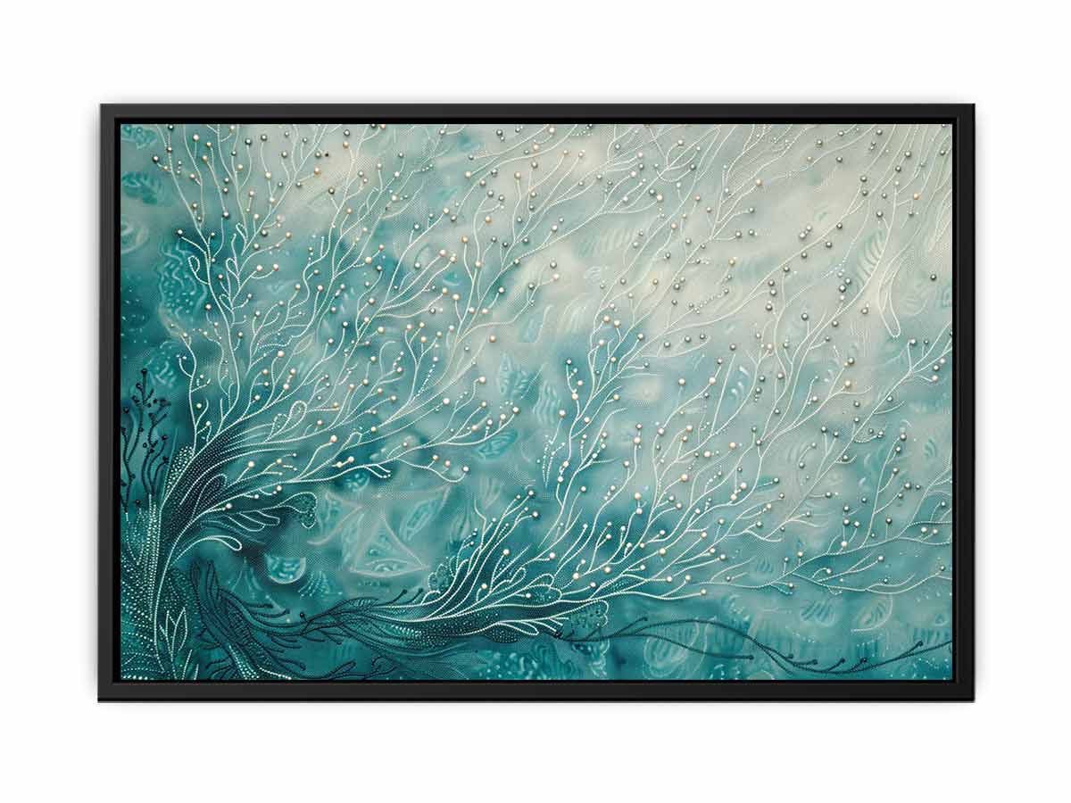 Teal Branches Artwork-4