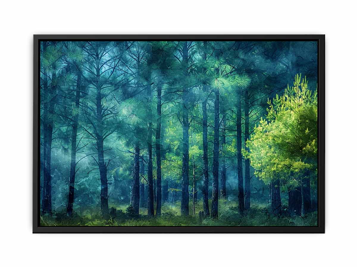 Pine Forest Canvas Art Print-4