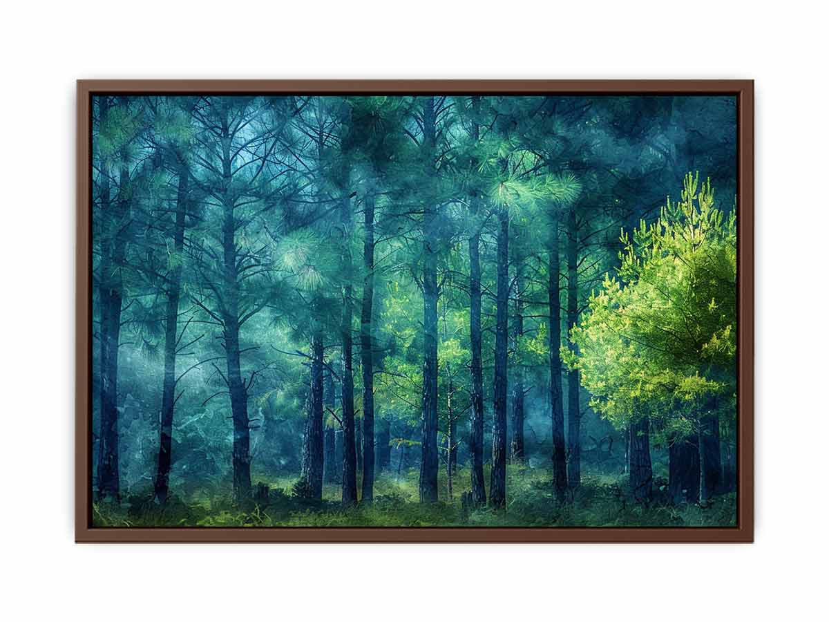 Pine Forest Canvas Art Print-6