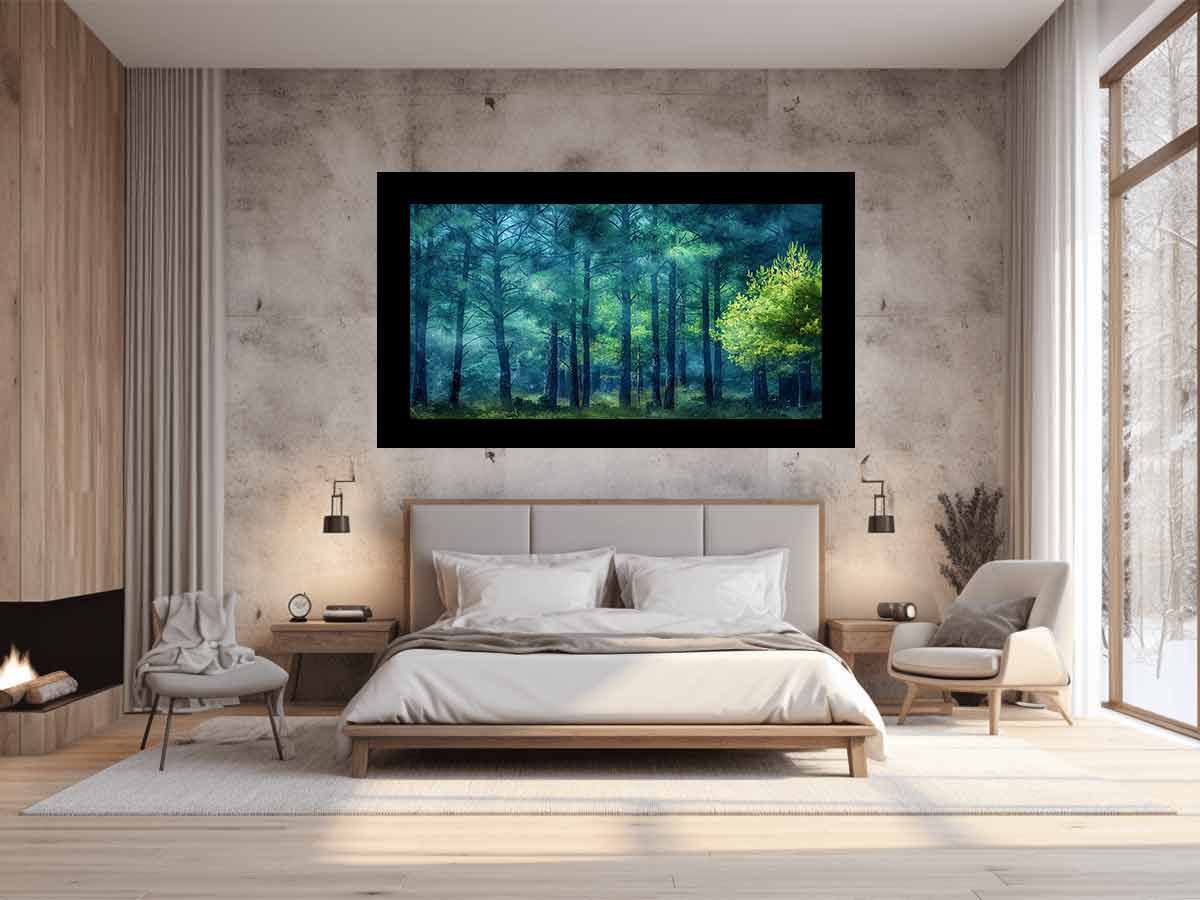 Pine Forest Canvas Art Print-1