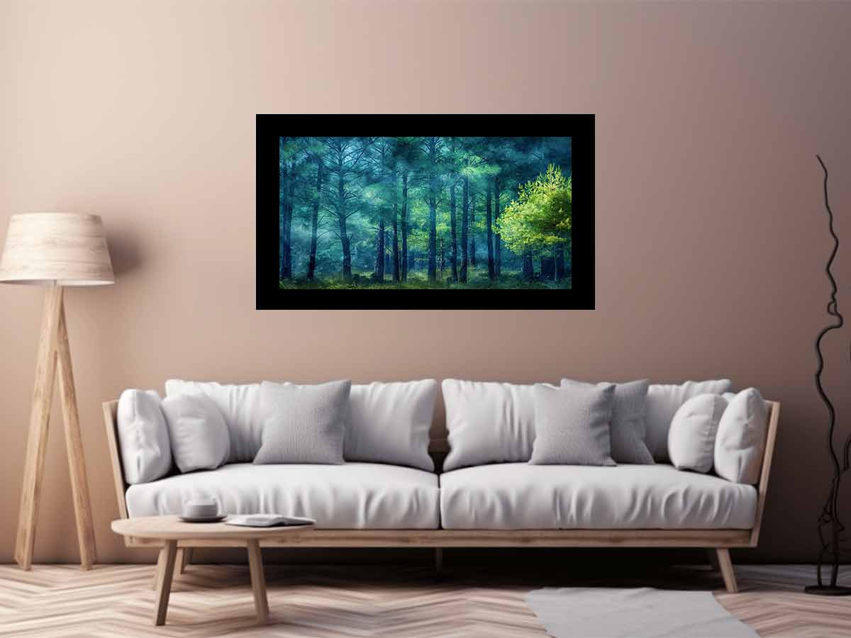 Pine Forest Canvas Art Print-2