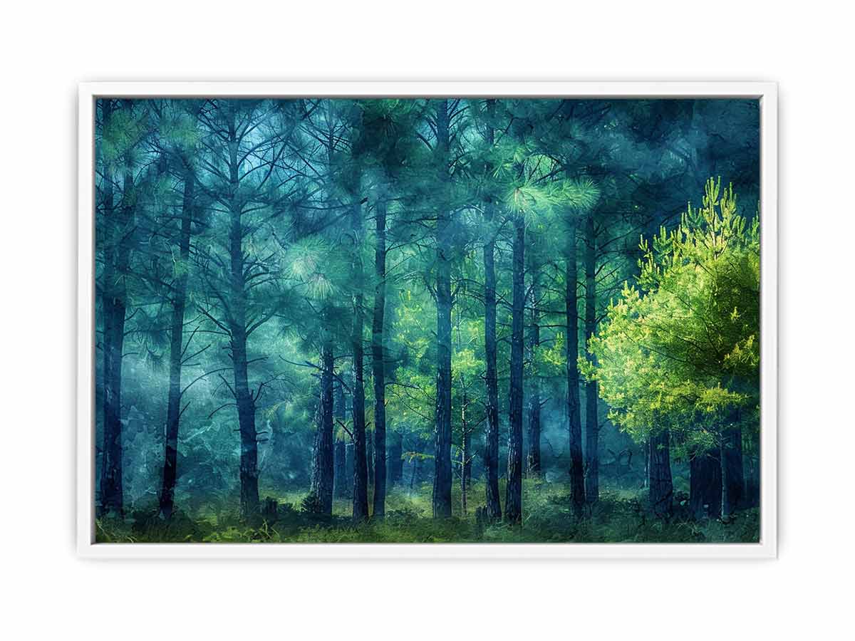 Pine Forest Canvas Art Print-5