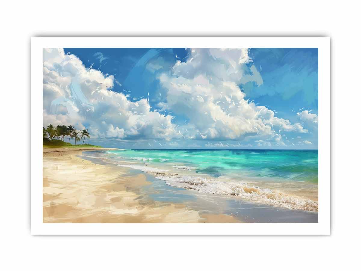 Beach Landscape Canvas Art Print-8