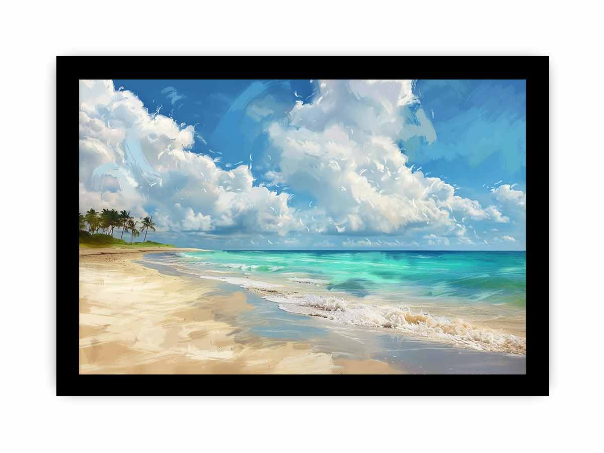 Beach Landscape Canvas Art Print-7