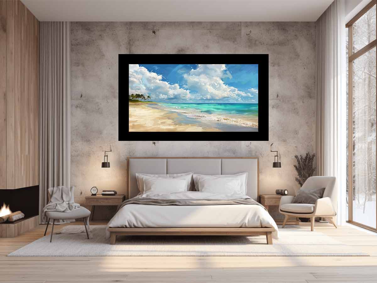 Beach Landscape Canvas Art Print-1