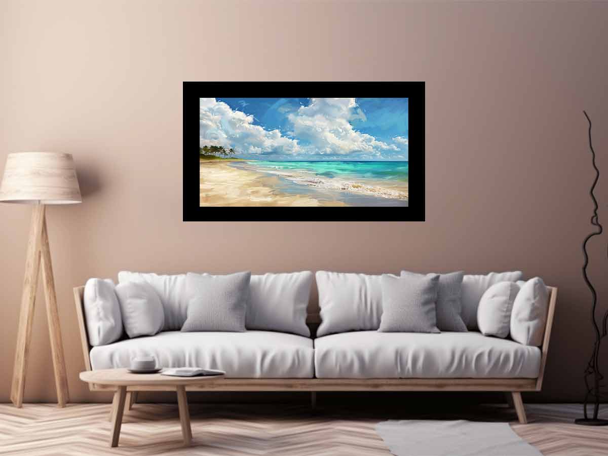 Beach Landscape Canvas Art Print-2