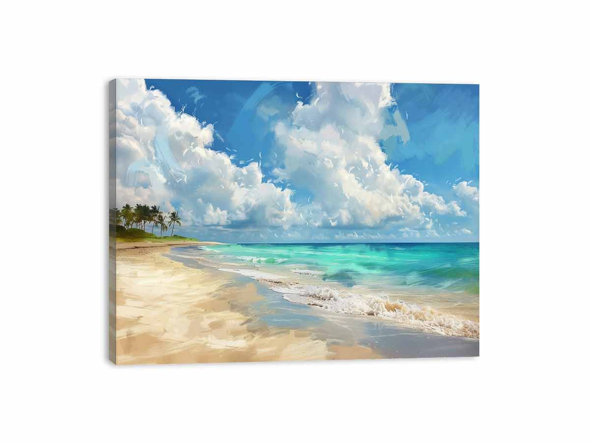 Beach Landscape Canvas Art Print-3
