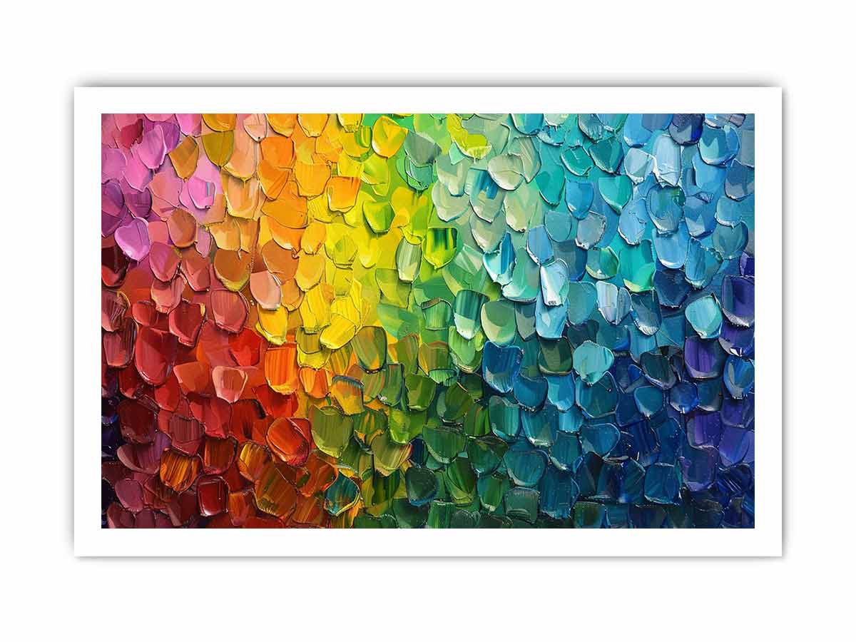 Cascading Luxury Painting Canvas Art Print-8