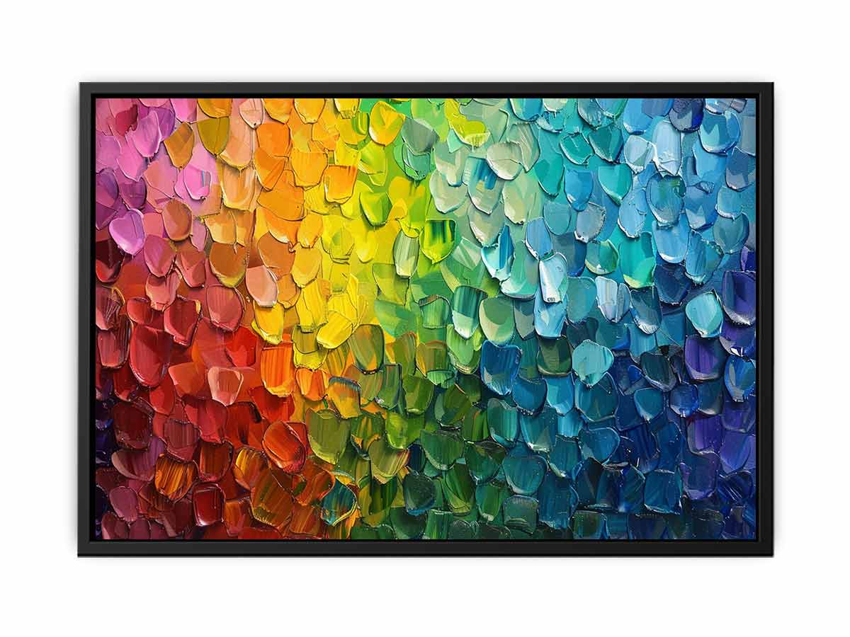 Cascading Luxury Painting Canvas Art Print-4