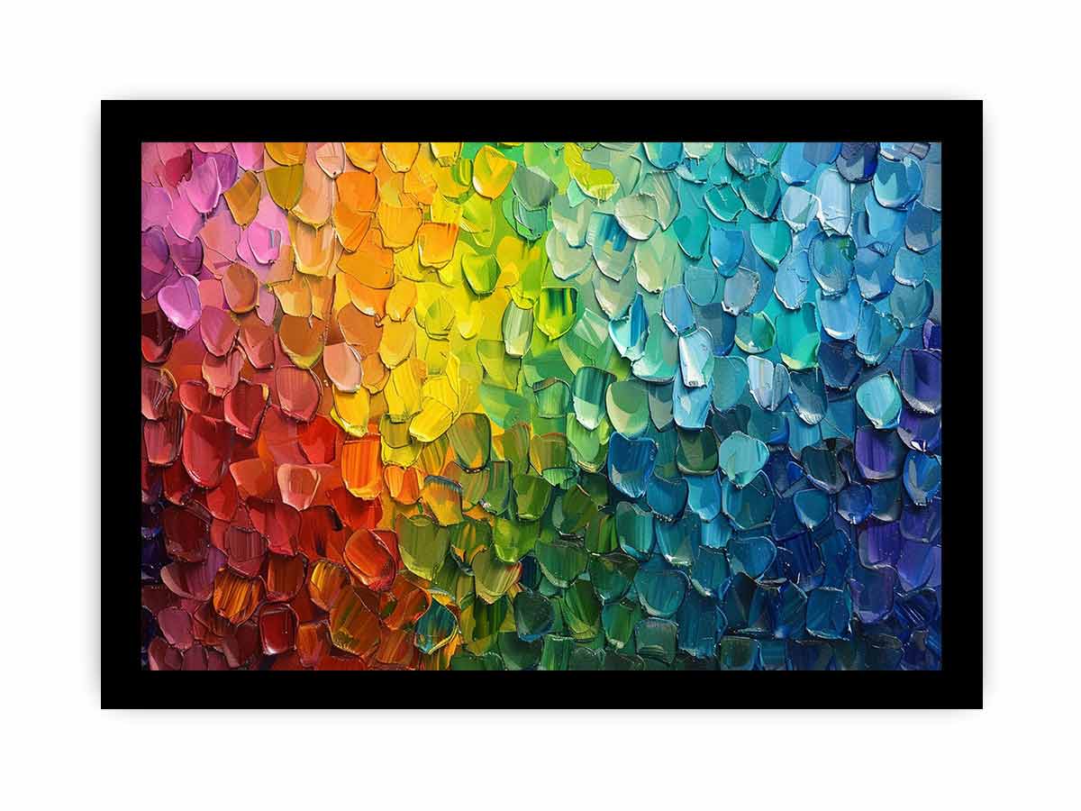 Cascading Luxury Painting Canvas Art Print-7