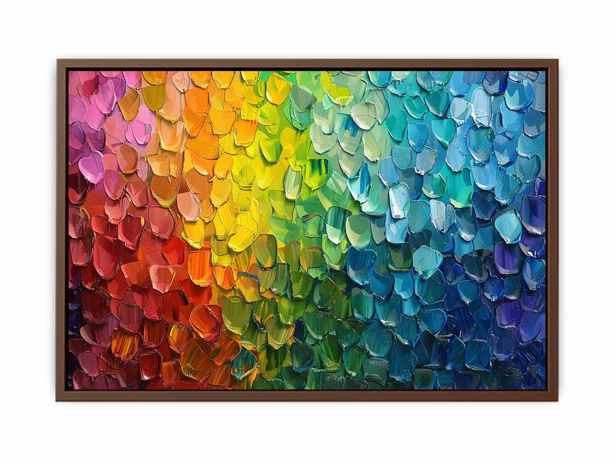 Cascading Luxury Painting Canvas Art Print-6