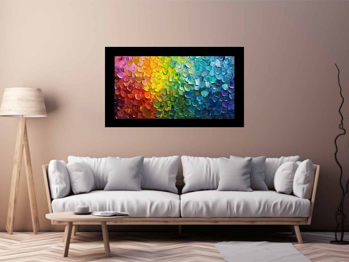 Cascading Luxury Painting Canvas Art Print-2