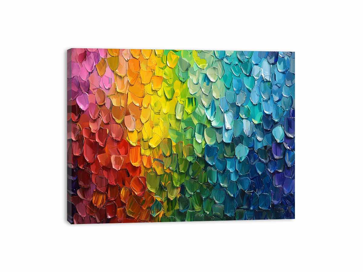 Cascading Luxury Painting Canvas Art Print-3