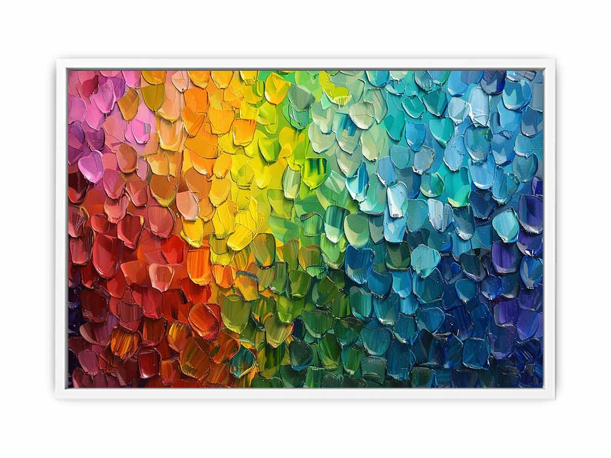 Cascading Luxury Painting Canvas Art Print-5