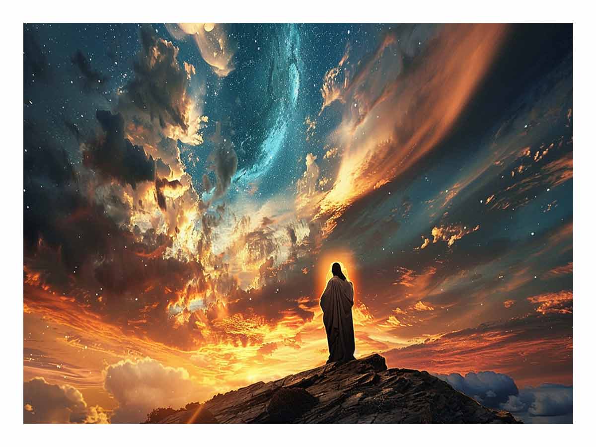 Jesus Canvas painting &  Print-0