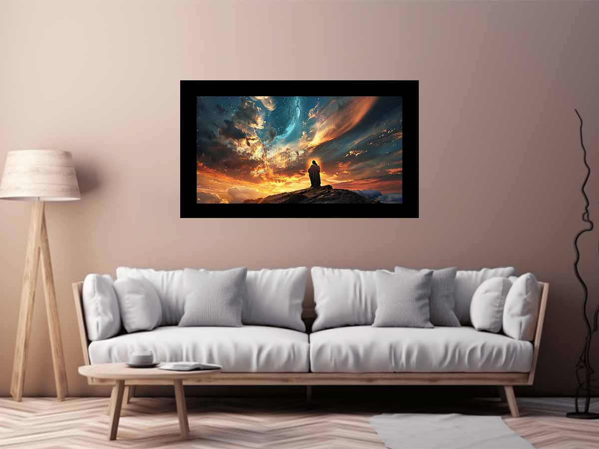 Jesus Canvas painting &  Print-2