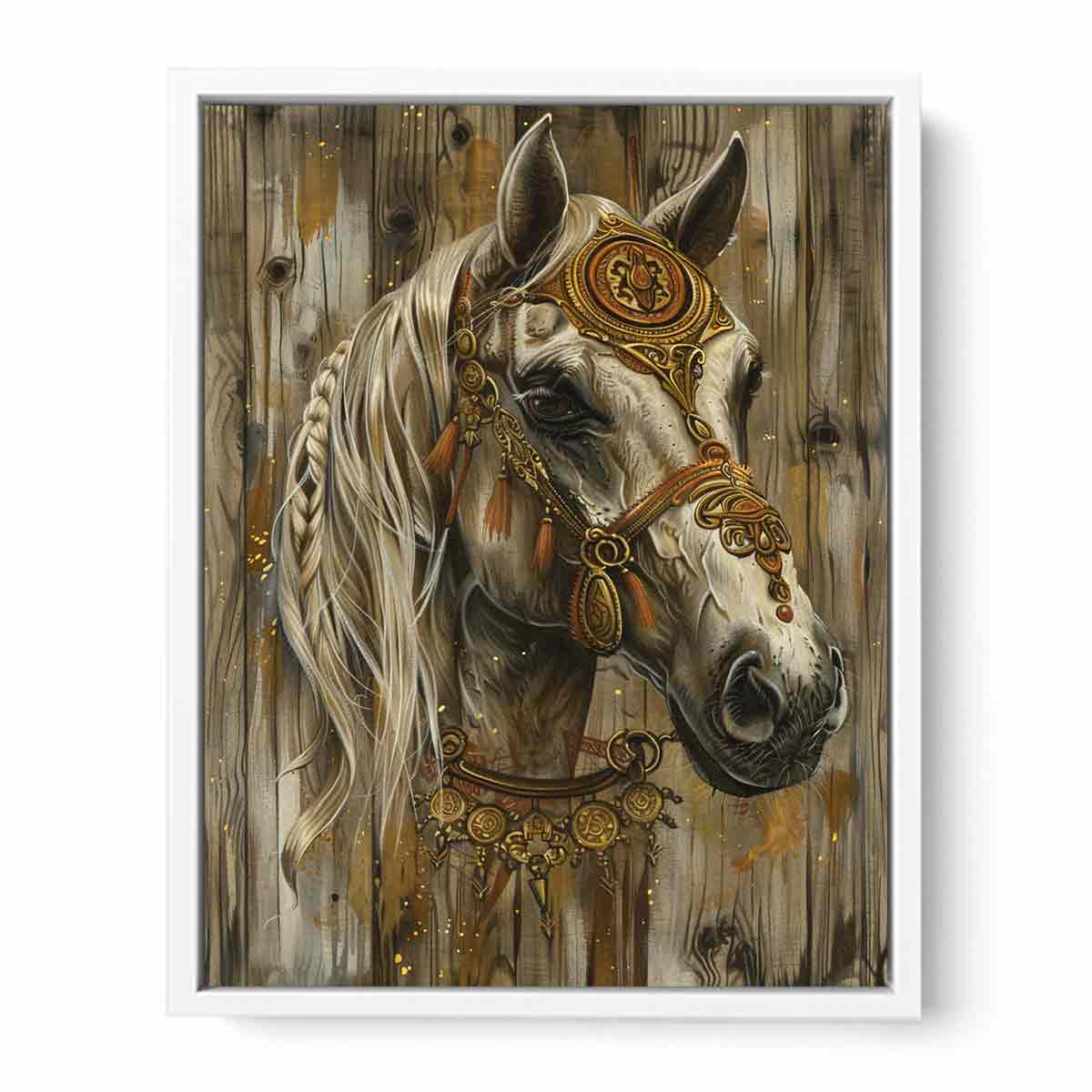 Horse  Painitng Wall Art &   Print-5