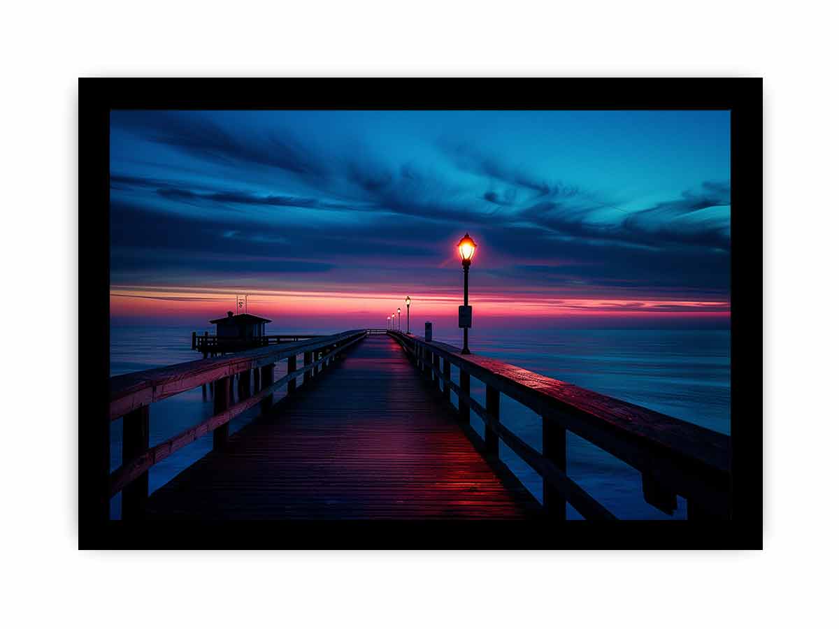 Beautiful Pier Canvas Art Print-7