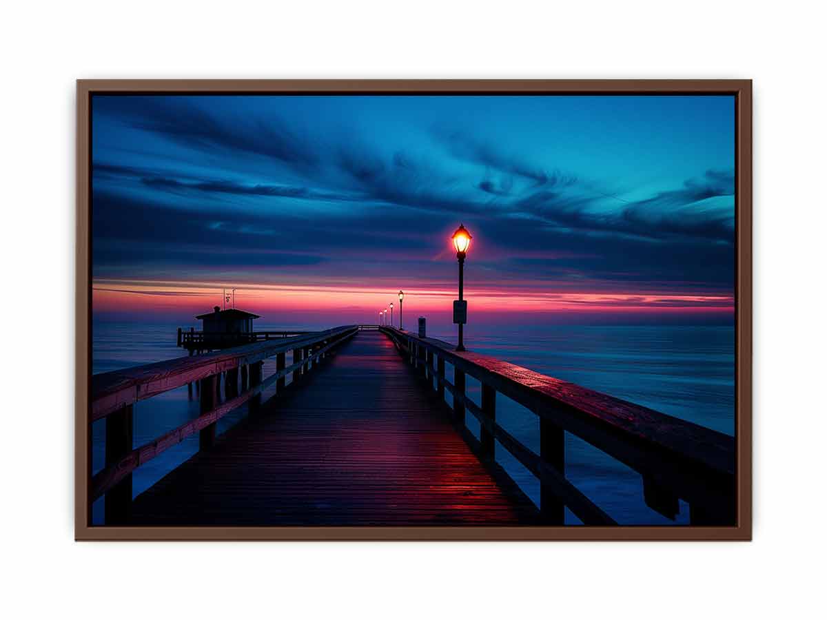 Beautiful Pier Canvas Art Print-6