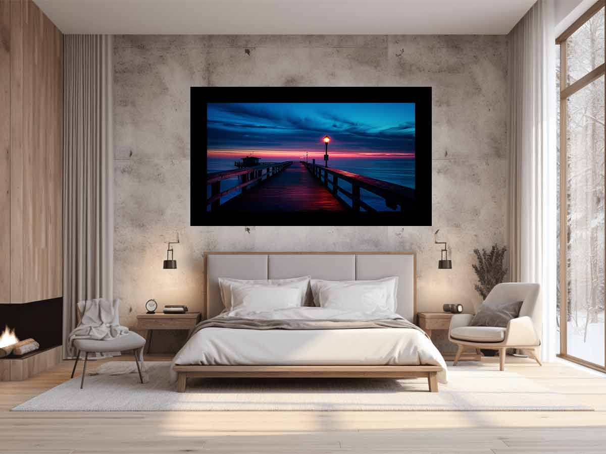 Beautiful Pier Canvas Art Print-1