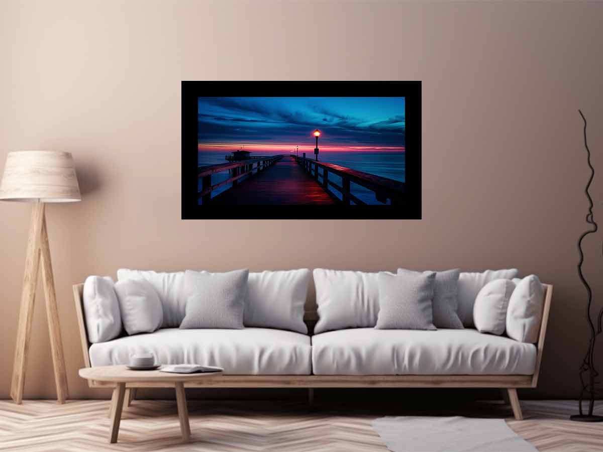 Beautiful Pier Canvas Art Print-2