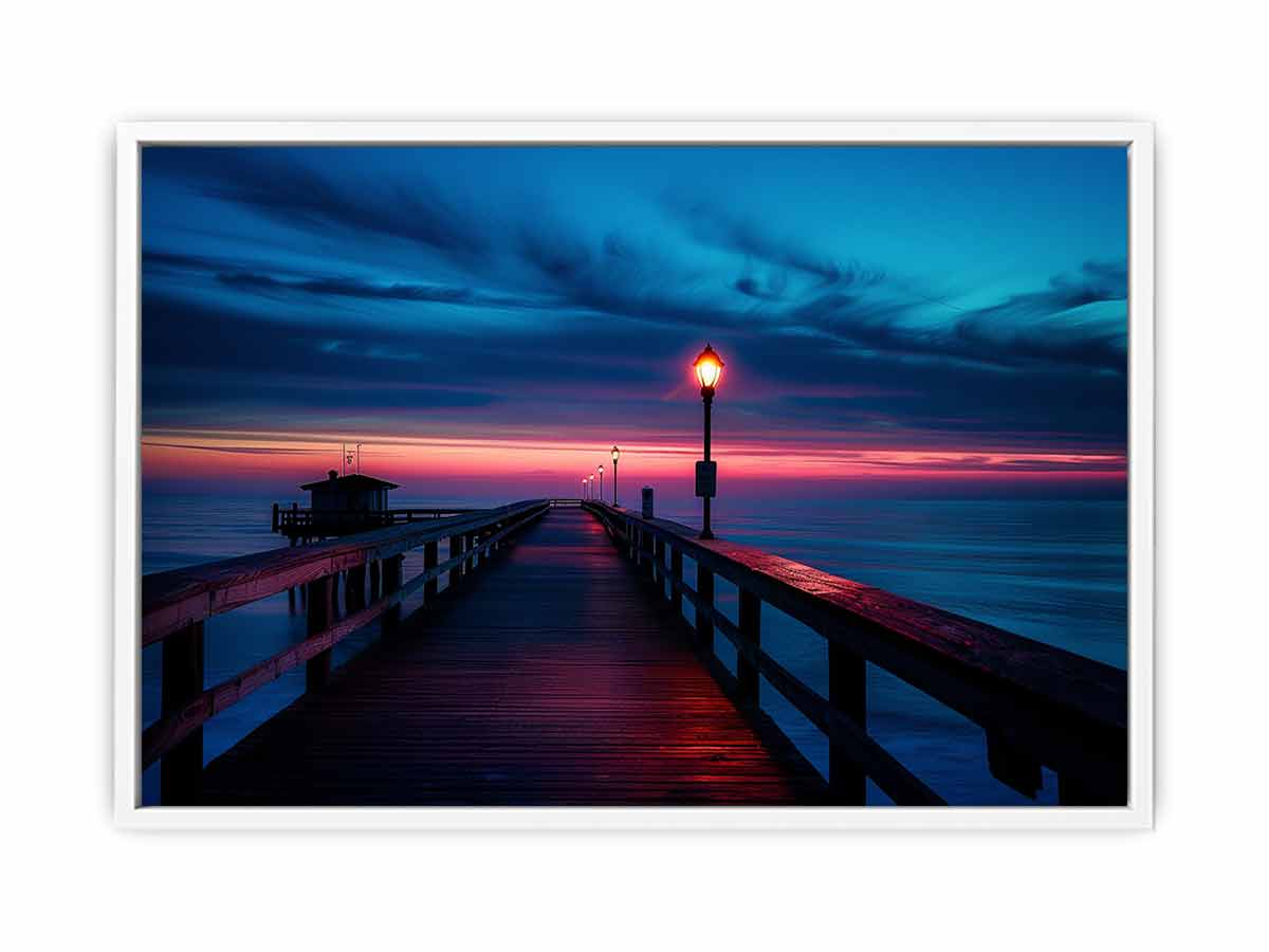Beautiful Pier Canvas Art Print-5
