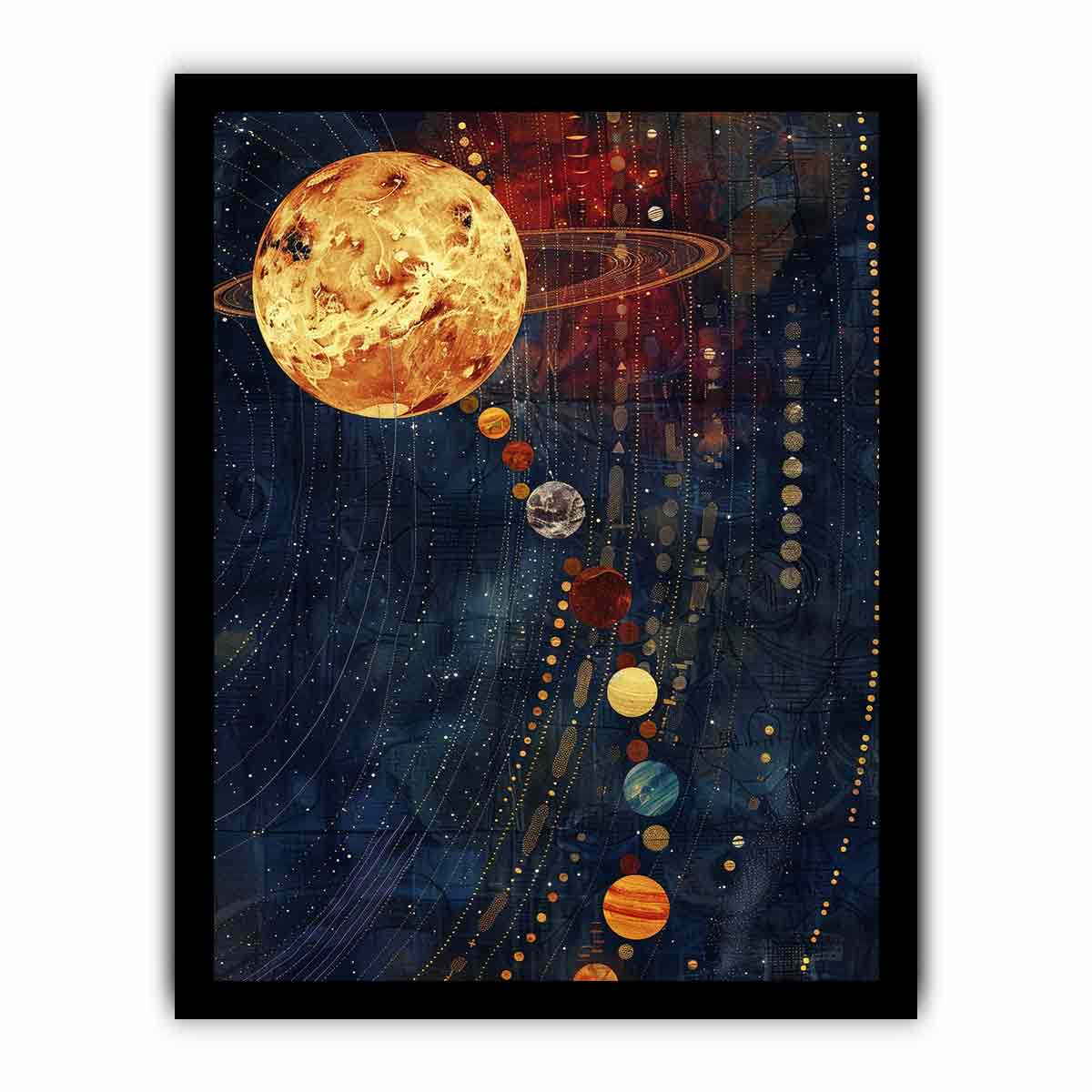 Solar System Canvas Art Print-7