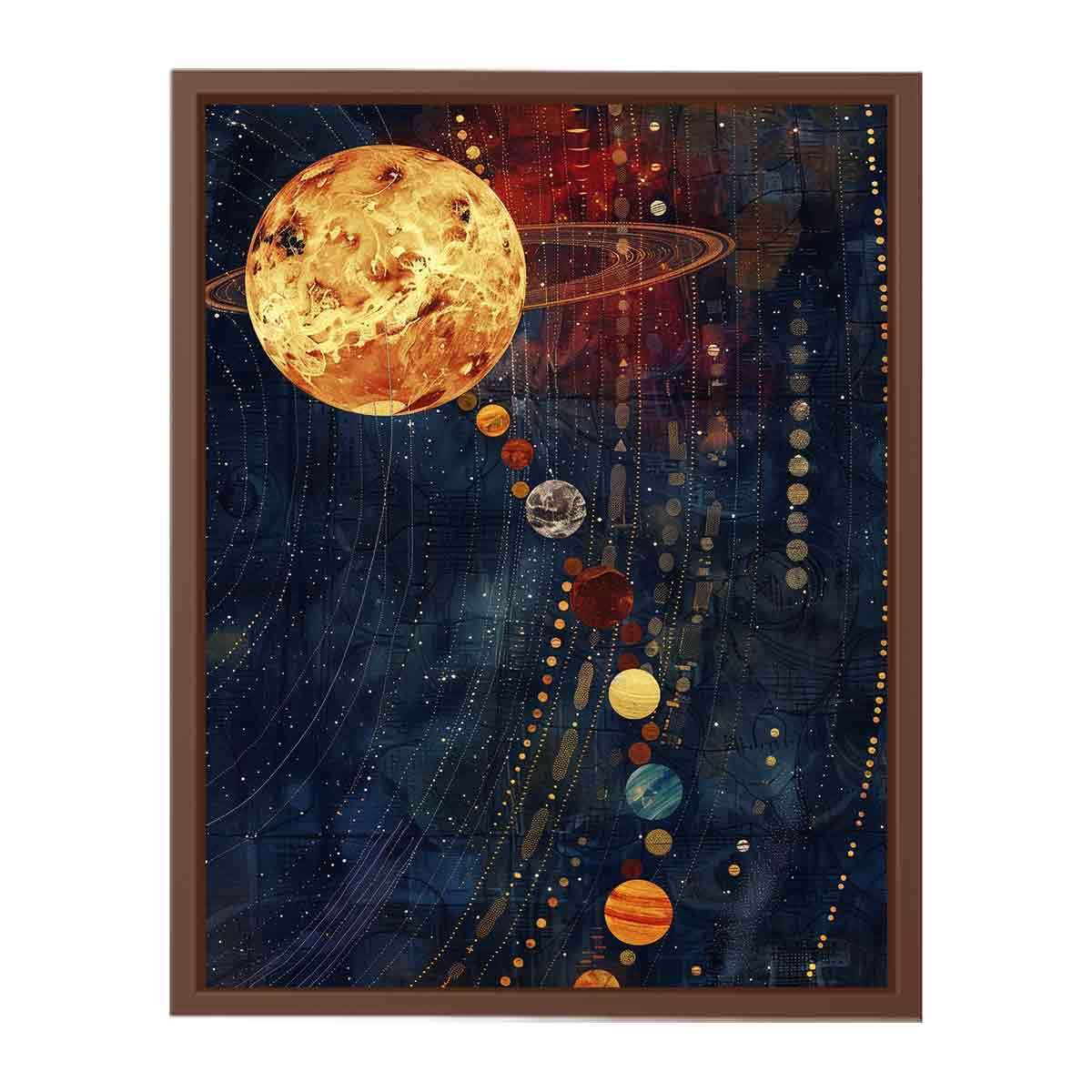 Solar System Canvas Art Print-6