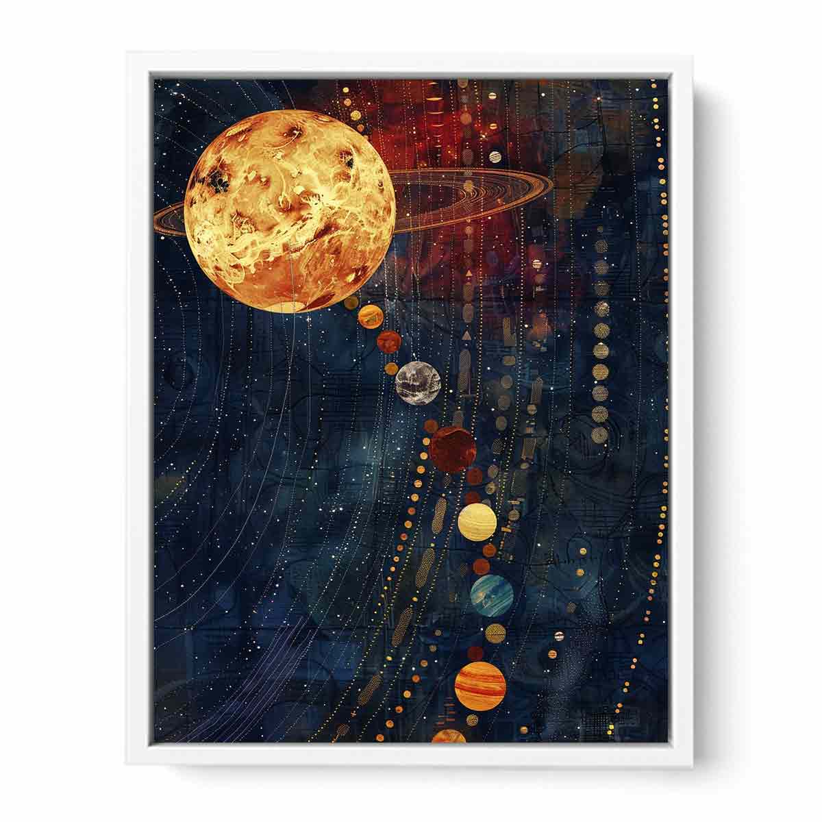 Solar System Canvas Art Print-5