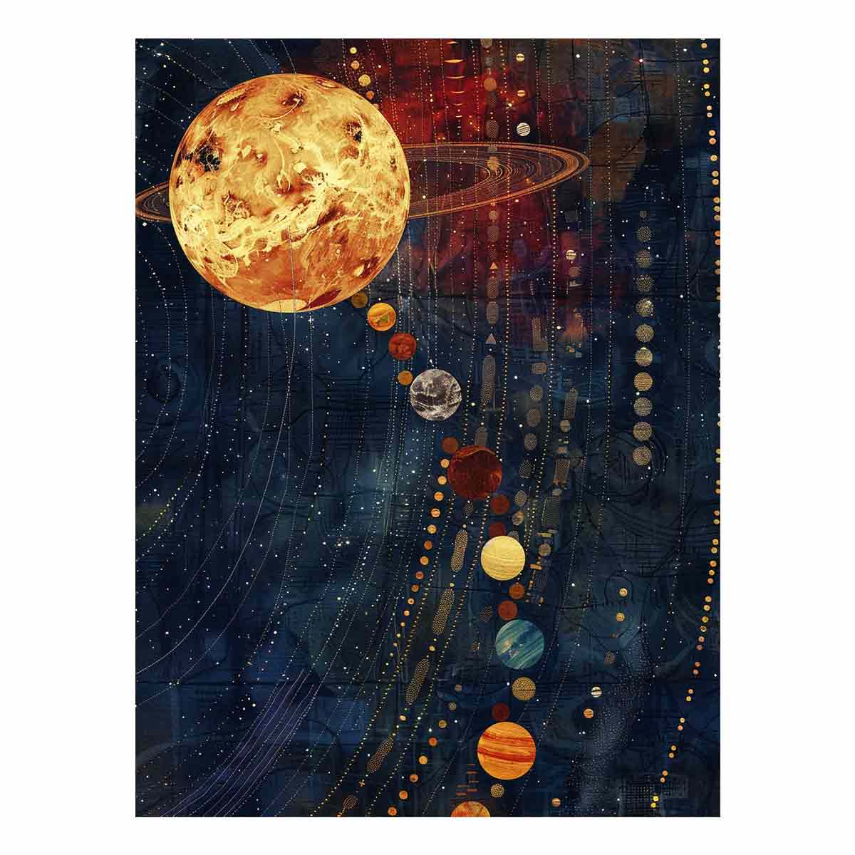 Solar System Canvas Art Print-0