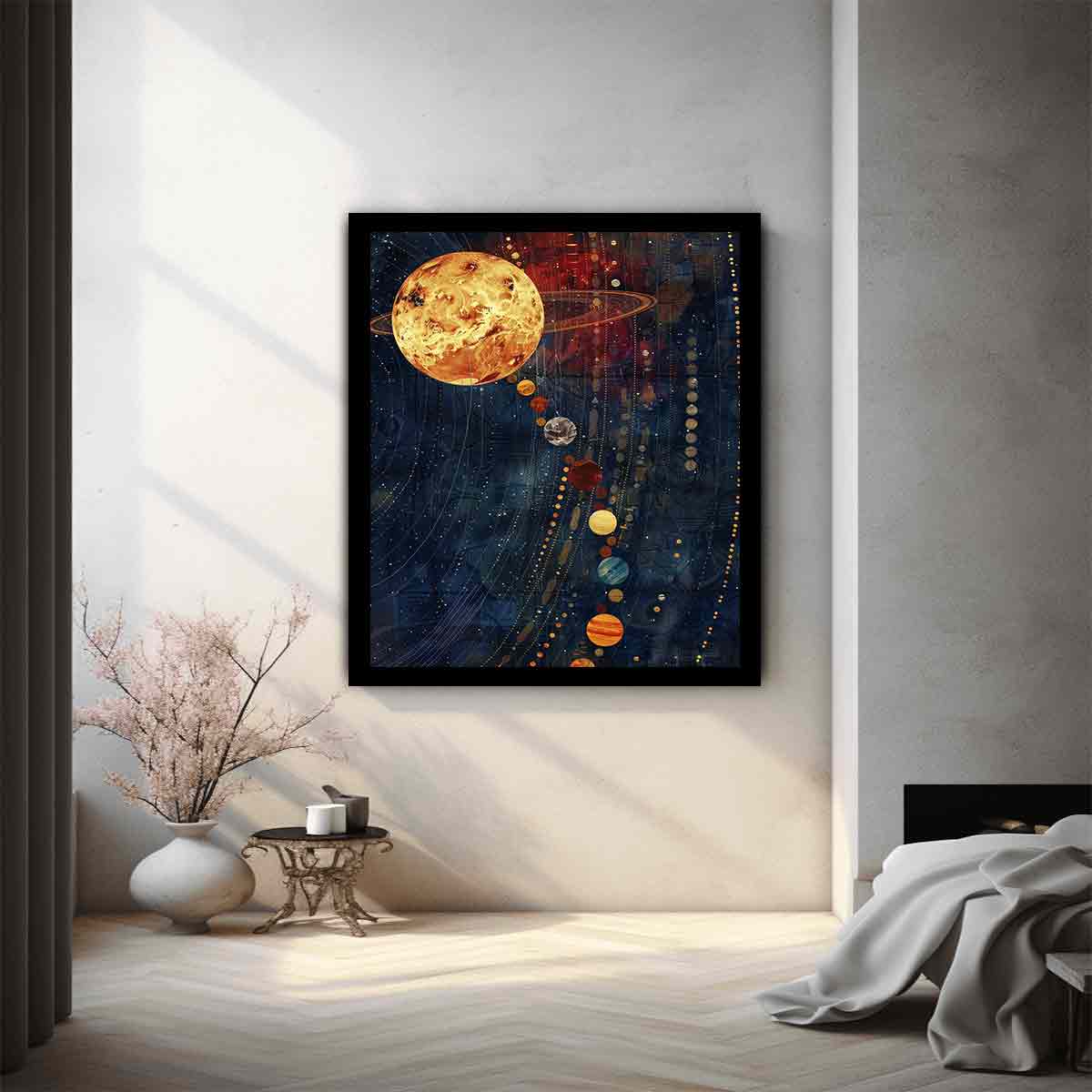 Solar System Canvas Art Print-1